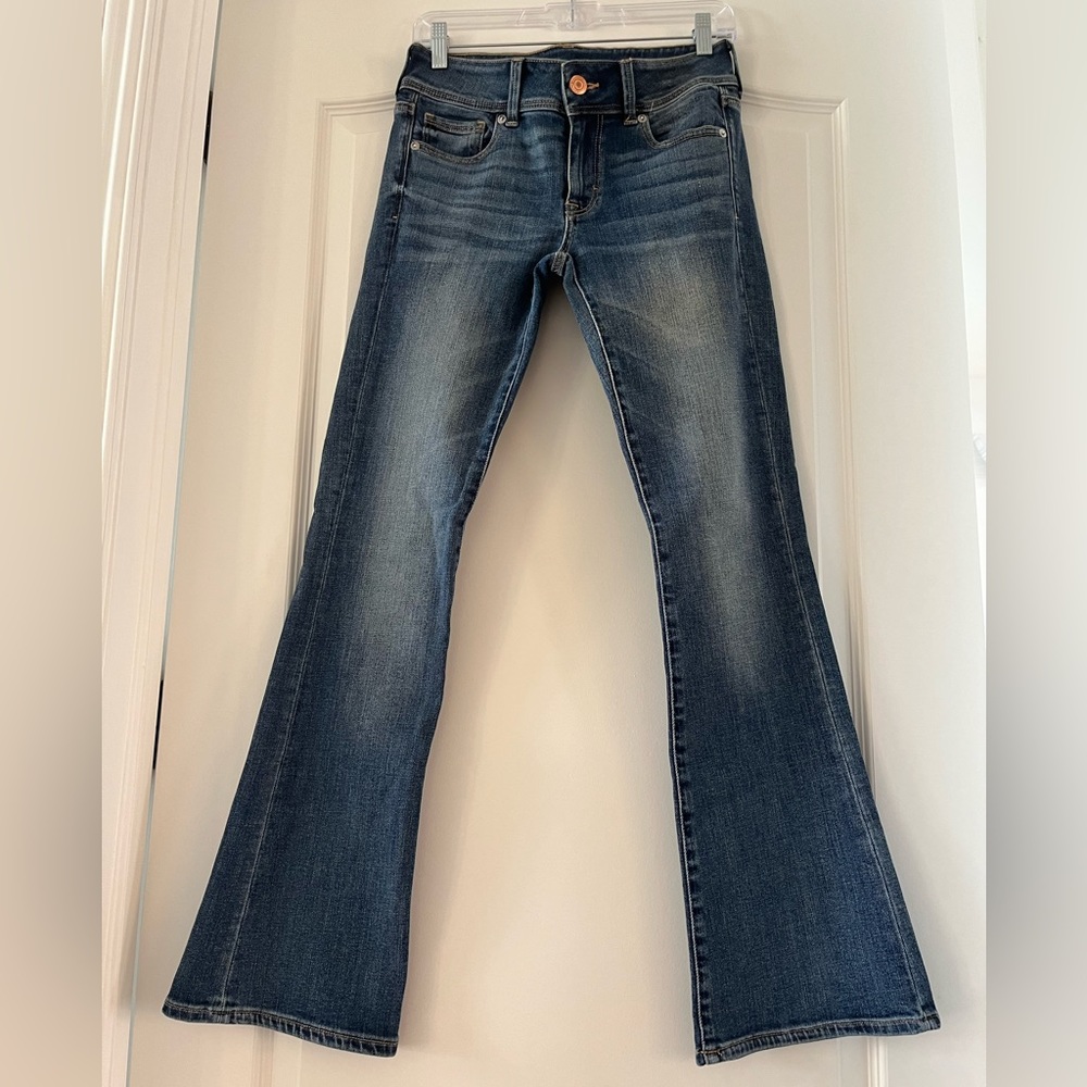 American Eagle Outfitters Jeans - super stretch kick boot size 4